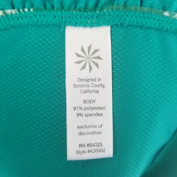 Athleta Birdie Tennis Ruched Polo Short Sleeve Top - Picture 7 of 7